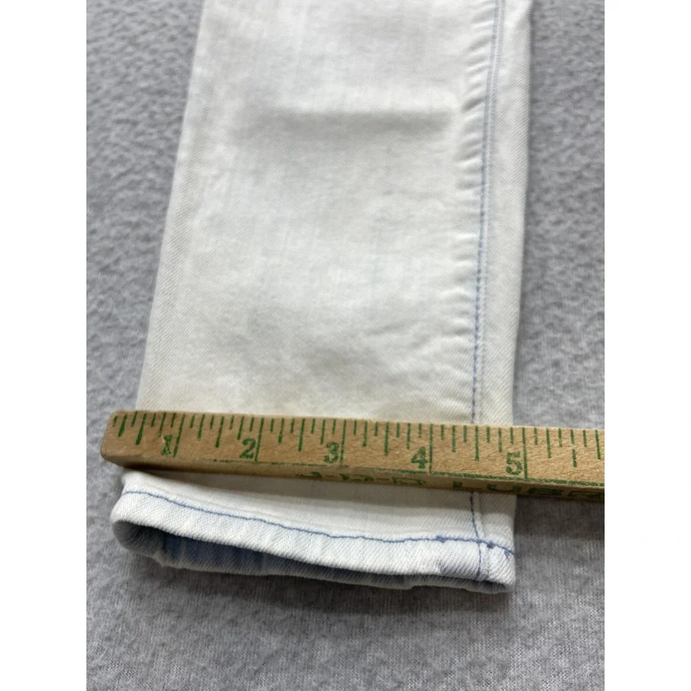7 For All Mankind Gwenevere Jeans Womens 28 Light Wash Skinny Stretch Denim USA